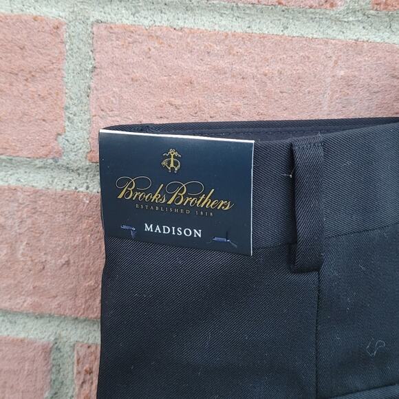 Brooks Brothers Madison Traditional Fit Wool Dress Pants Size 42 L 32 - Picture 5 of 9